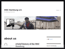 Tablet Screenshot of msc-hamburg.de